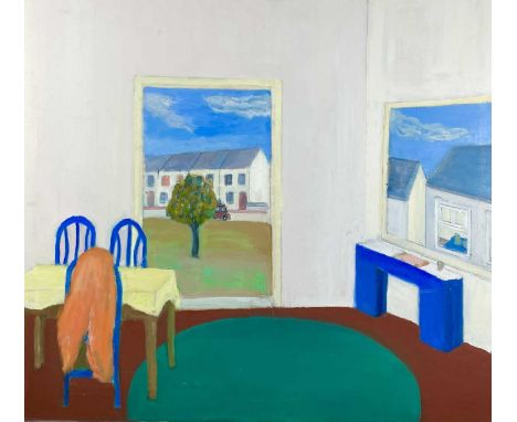 Bob BOURNE (1931)Through the WindowOil on canvas90 x 100cmThe Personal Collection of Jonathan Grimble Part IIJonathan Grimble