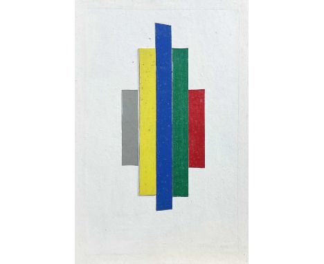 Edward H. ROGERS (1911-1994)Abstract ReliefMixed media and tape collageSigned, inscribed and dated 1961 to verso32 x 21cm The