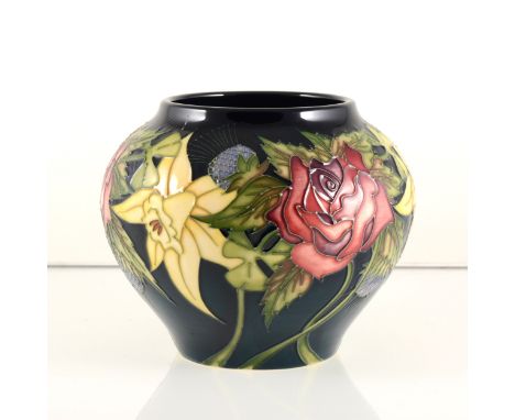 A Moorcroft Pottery vase, ‘Diamond Jubilee’ designed by Nicola Slaney, 2012, 10.5cm.
