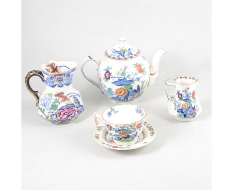 A part china tea, coffee and dinner service by Booths, 'The Pompadour' pattern.