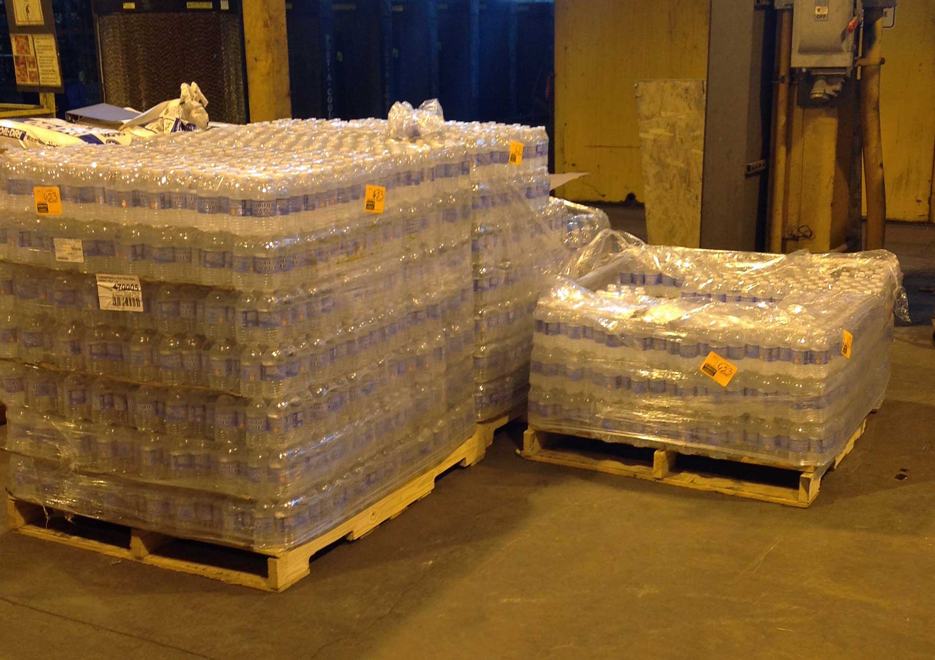 3 Partial Pallets of Bottled Water
