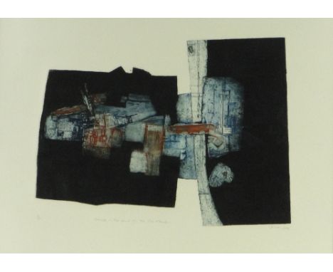 Peter Wray,
coloured carborundum print, "Travels In The Land Of The Ice Maiden," signed in pencil, no. 3/20, with artist labe