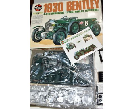 A BOXED UNBUILT AIRFIX 1930 BENTLEY 4.5 LITRE SUPERCHARGED RACING CAR PLASTIC MODEL KIT, Series 20, No 20440-8, 1/12 scale, c