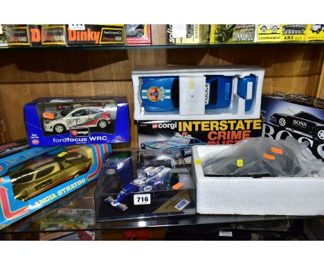 A QUANTITY OF ASSORTED BOXED DIECAST AND PLASTIC MODEL CARS, Onyx Williams Renault FW16 Formula One Car (Damon Hill), No. 501