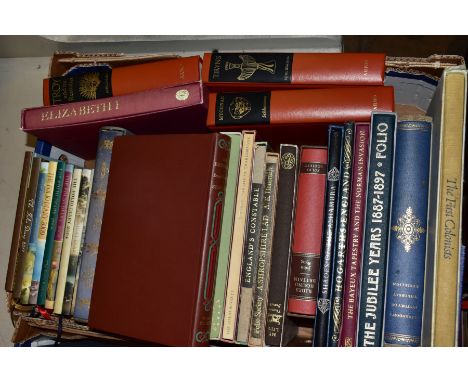 THE FOLIO SOCIETY, twenty one titles comprising The First Colonists: Hakluyt's Voyage to North America, Clarendon's History o