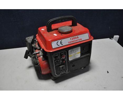 A 1200A PETROL GENERATOR 240v (engine pulls freely but hasn't been started, needs attention)