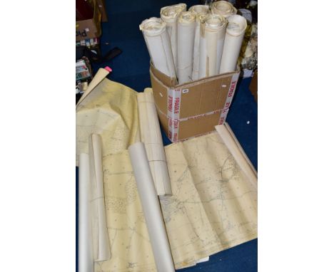 MAPS 100 + 25'' Maps of East and West Sussex, printed and published by the Director General of the Ordnance Survey Office, So