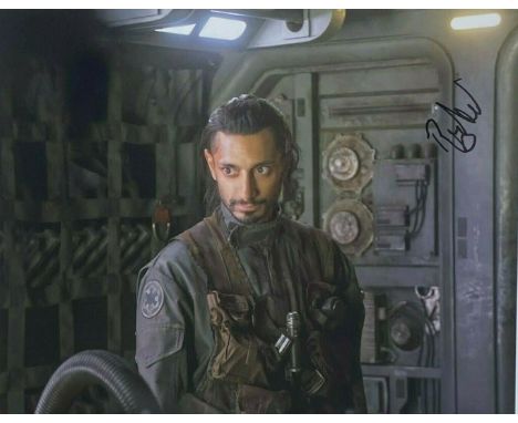 Star Wars - Rogue One - Riz Ahmed (Bodhi Rook) - autographed 8x10" colour photograph from the movie. Signed in black ink to a