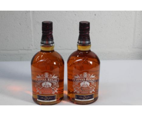 Two Chivas Regal Blended Scotch Whisky The Chivas Brother's Blend Aged 12 Years 2 x 1ltr.