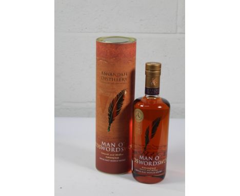 Annandale Distillery Man O'Words 2017 Founders Selection Double Oak Bourbon Cask Lowland Single Malt Scotch Whisky 700ml.