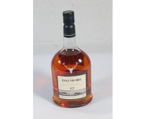 The Dalmore Aged 12 Year Single Highland Malt Scotch Whisky 1ltr (Old Label).