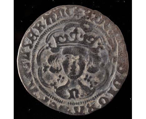 Edward IV groat, First Reign, light coinage, crowned bust facing with 'N' at breast, for Norwich M.M. Sun, c.1467-8, S.2011, 