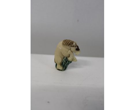 A carved netsuke 