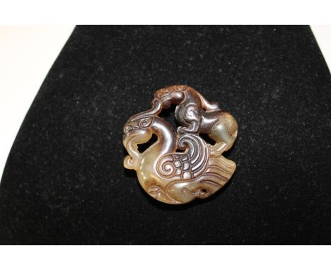 A Jade amulet 