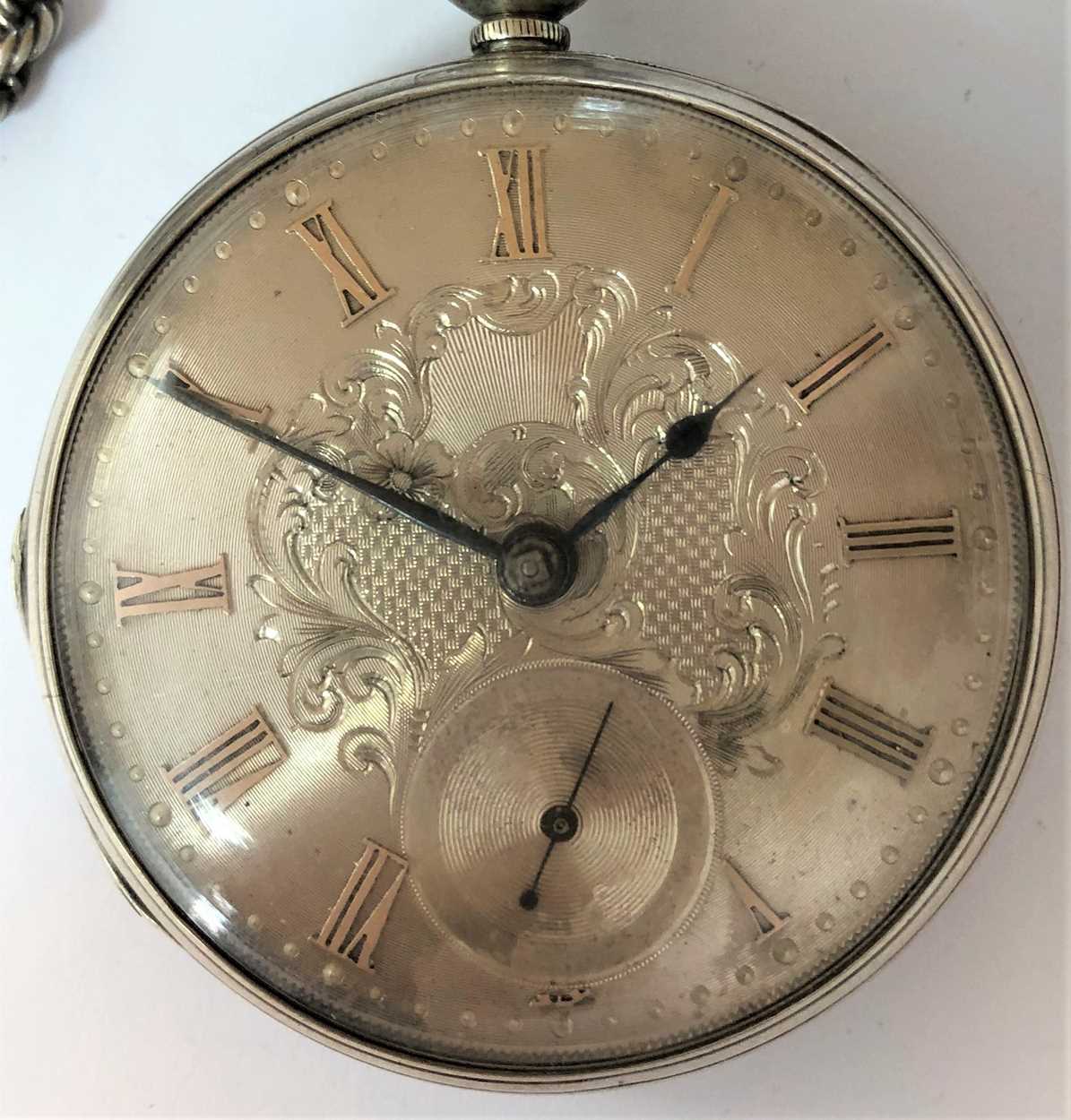 John Bevan, Brecon, Wales A Victorian silver openfaced pocket watch