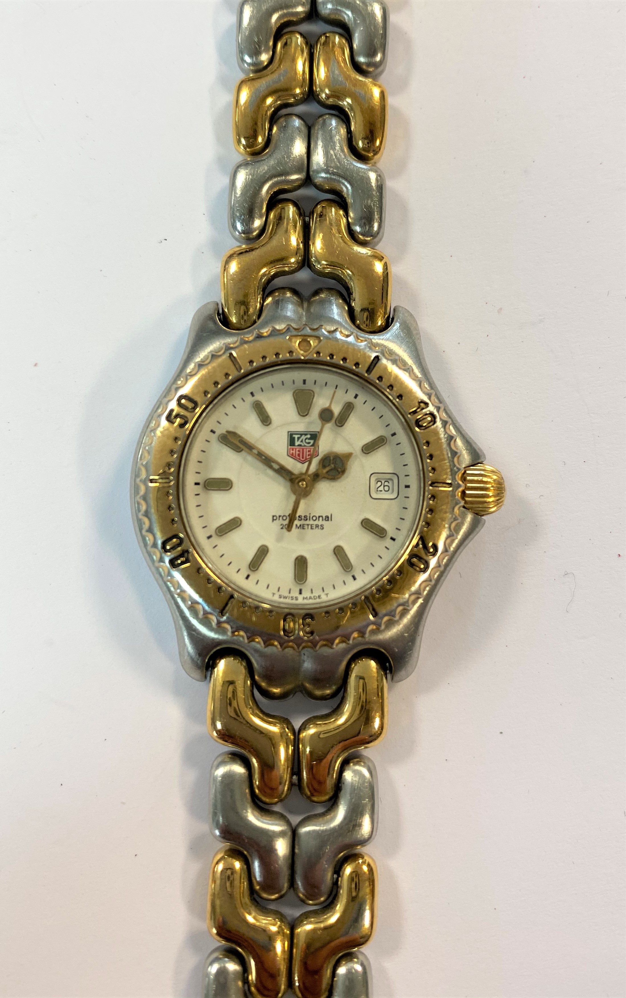 Tag Heuer A lady's twotone 'S/el' wristwatch Barnebys