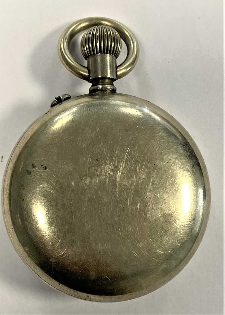 W. Ehrhardt – A base metal military issue open faced-pocket watch, in ...