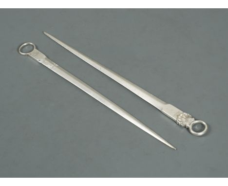 both by William Eley, William Fearn &amp; William Chawner, the first, London 1813, with slender spearpoint blade terminating 