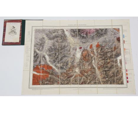 Ordnance Survey (publishers) - 'Geological Survey of England and Wales, Cockermouth', engraving in 18 sections with near peri