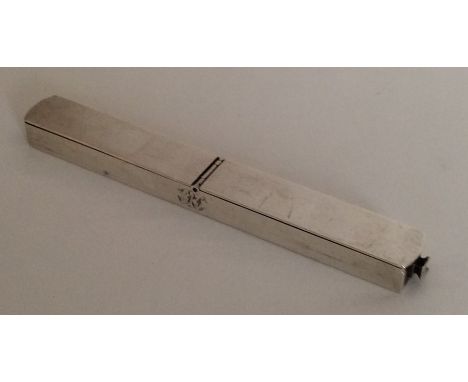 A Georgian silver double ended box. London 1799. By WP. Approx. 25 grams. Est. £120 - £150.