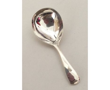 A Georgian silver caddy spoon. London 1809. By Eley &amp; Fearne. Approx. 14 grams. Est. £40 - £50.