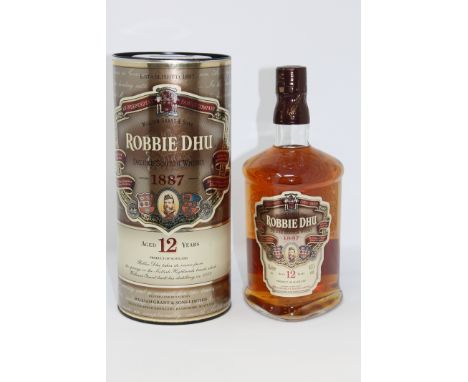 William Grant & Sons - Robbie Dhu, Deluxe Scotch Whisky, aged 12 years, 1l, in presentation tube.