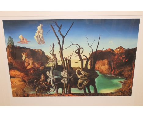 After Salvador Dali (Spanish, 1904-1989), Swans Reflecting Elephants, 1937, limited edition colour print, produced by Chelsea