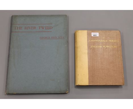 K. Warren Glouston - The Chippendale Period in English furniture, one illustrated volume, together with one volume - The Rive