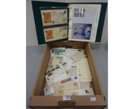 Album of First Day Covers and other FDCs in one box