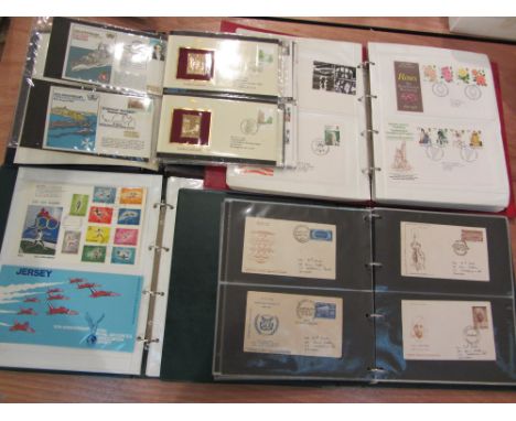 GB and world First Day Covers c1971-1987 in four albums 