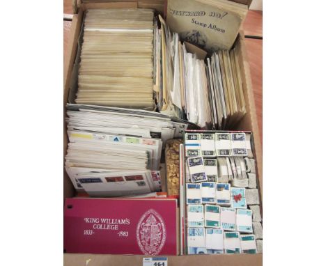First Day and other Covers, mint and assorted stamps etc in one box