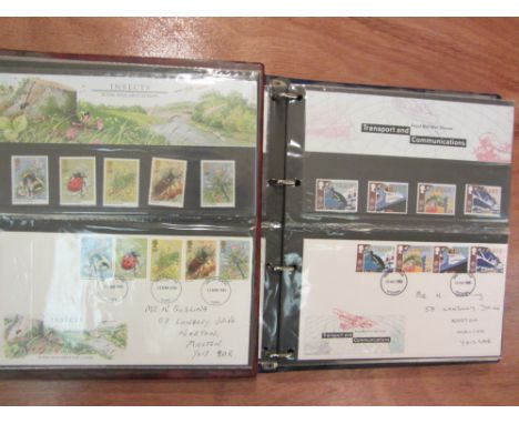GB First Day Covers c1983-1990 in two albums 