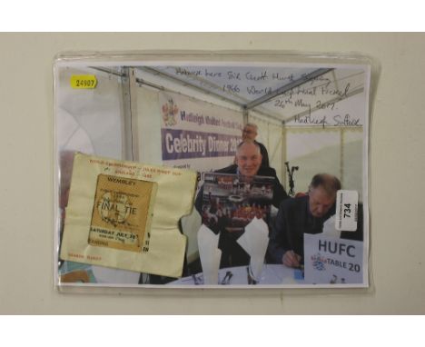 A 1966 World Cup Final ticket signed by Geoff Hurst