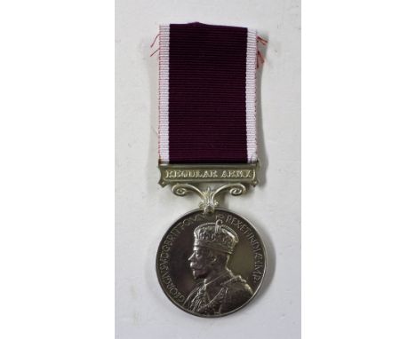A George V Army Long Service medal to 7253687 Crp. G.R.Bellerby