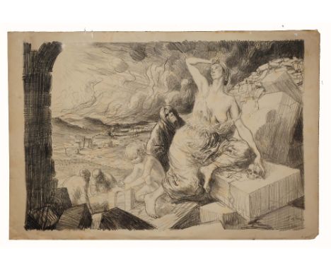 AUGUSTUS JOHN (1878-1961) 'The Dawn', lithograph, 46 x 69cm, unframed