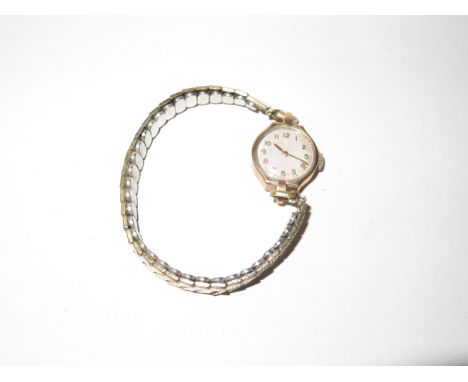Ladies 9ct gold cased rotary wristwatch