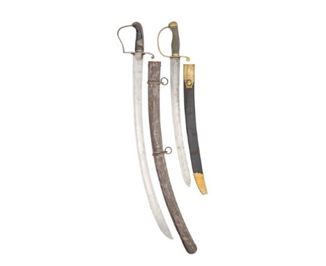 A 1796 Pattern Light Cavalry Trooper's Sabre, And A Constabulary HangerThe First Late 18th/Early 19th Century, The Second 19t