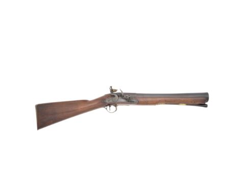 A Flintlock BlunderbussBy J. & W. Richards Of Birmingham, Early 19th CenturyWith heavy two-stage barrel (light pitting overal