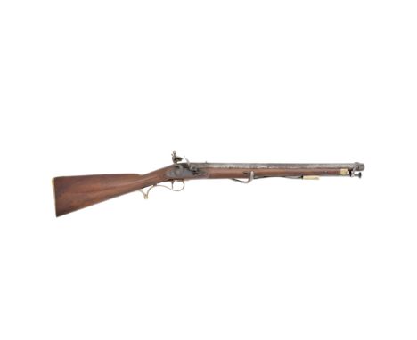 A Presentation .650 (18-Bore) Flintlock Rifled Yeomanry Cavalry Saddle Carbine By D. Egg, No. 1 Pall Mall, London, Dated 1832