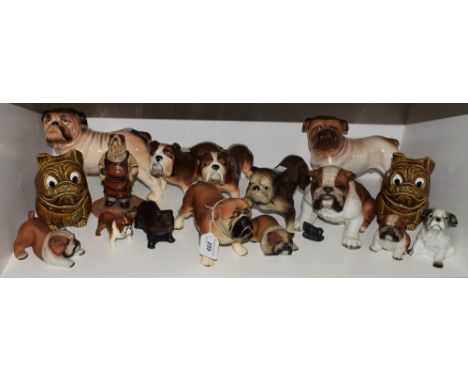 Ceramics - dog models including Sylvac money boxes, Beswick Bosun, Melba ware; etc 