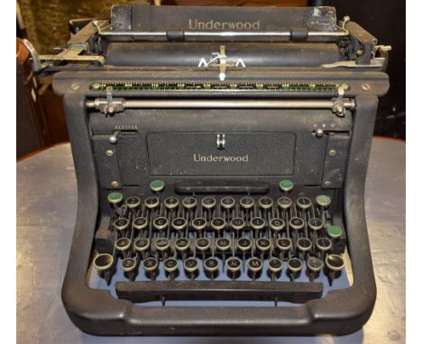 A vintage Underwood Elliot and Fisher American typewriter, c.1940