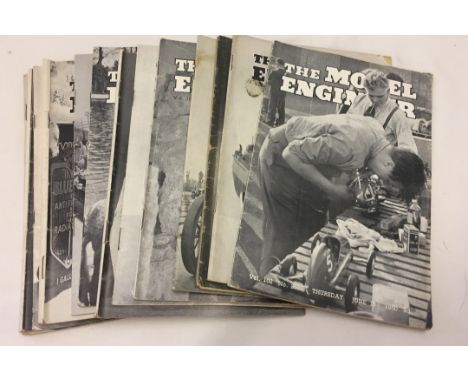 14 vintage 'The Model Engineer' magazines c.1950's  