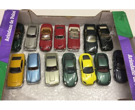 14 unboxed diecast Aston Martins to include Norev and Vitesse - 1:43 scale  