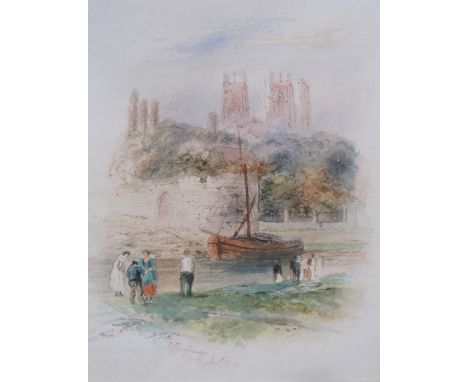 WILLIAM CHAPMAN (1817-1879). A set of ten watercolours; nine views at York, including Walmgate Bar; Micklegate Bar; Bootham B