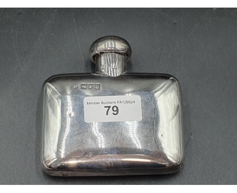 A Victorian silver Spirit Flask, London 1897 
