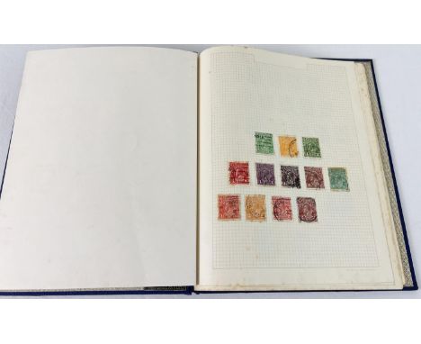 A vintage stamp album of British &amp; British colony stamps from George VI era. To include Canada, Australia and New Zealand