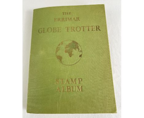 A vintage Globe Trotter Stamp album of assorted world stamps to include franked &amp; unfranked examples. Stamps to include s