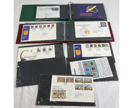 2 albums containing approx. 75 assorted vintage first day covers from the 1970's &amp; 80's. 