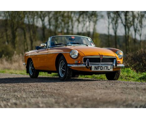 Registration - NFD 17LChassis No. - GHN5-307646GM.O.T. - ExemptOdometer - 9,800This striking MGB been extensively restored, b