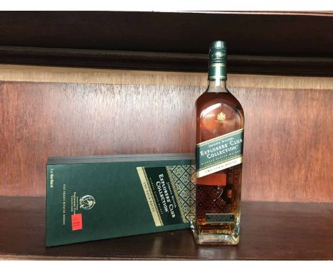 JOHNNIE WALKER EXPLORERS' CLUB COLLECTION THE GOLD ROUTE - ONE LITRE
Blended Scotch Whisky 
1 litre, 40% volume, in box. COND